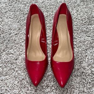 Red high heels